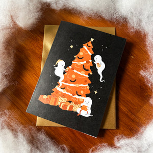 Haunted Tree Greeting Card