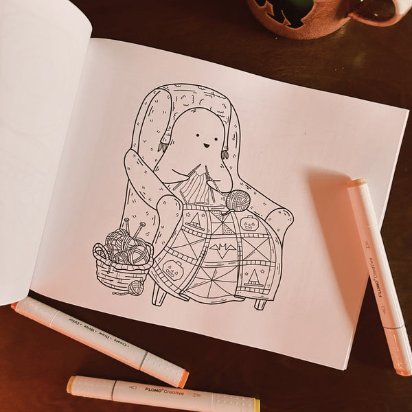 *Preorder* Little Spooky Studio Coloring Book