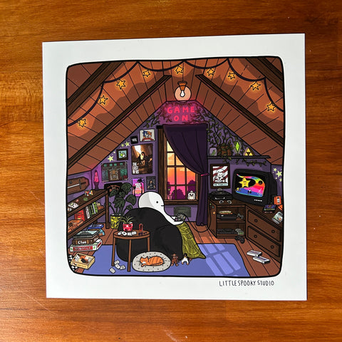 Game Room 8x8 Print