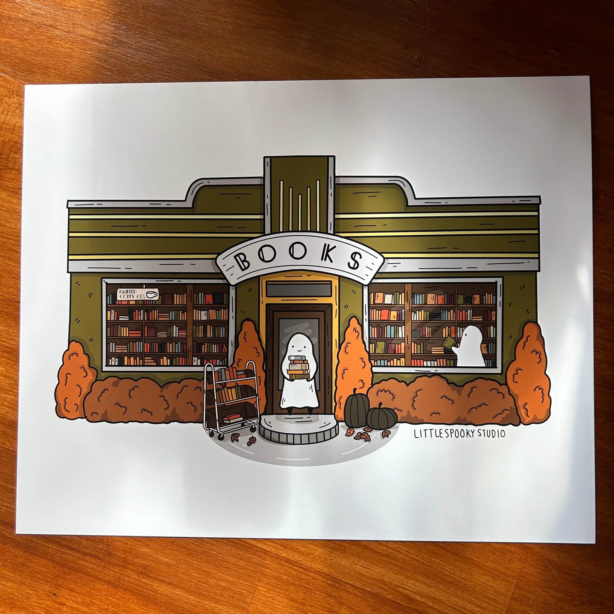 Bookshop Art Print