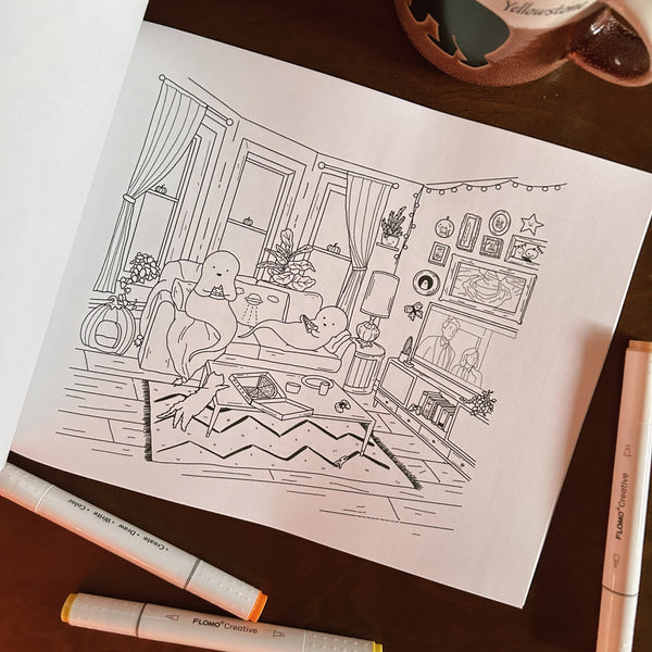 *Preorder* Little Spooky Studio Coloring Book