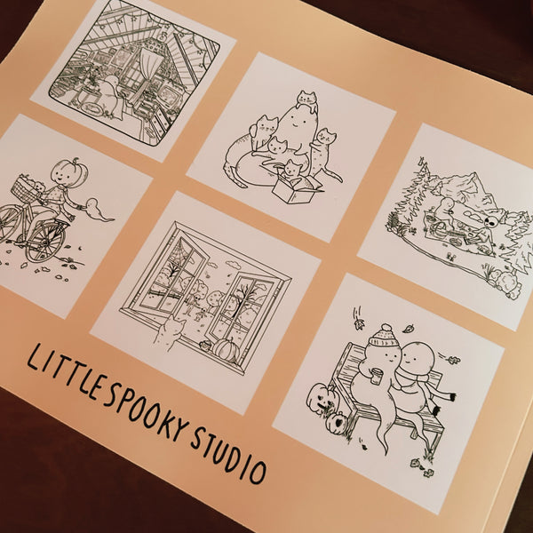 *Preorder* Little Spooky Studio Coloring Book