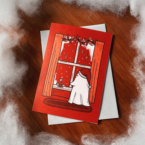 Vintage Red Greeting Card