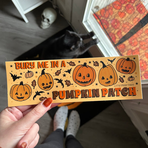 Pumpkin Patch Bumper Sticker