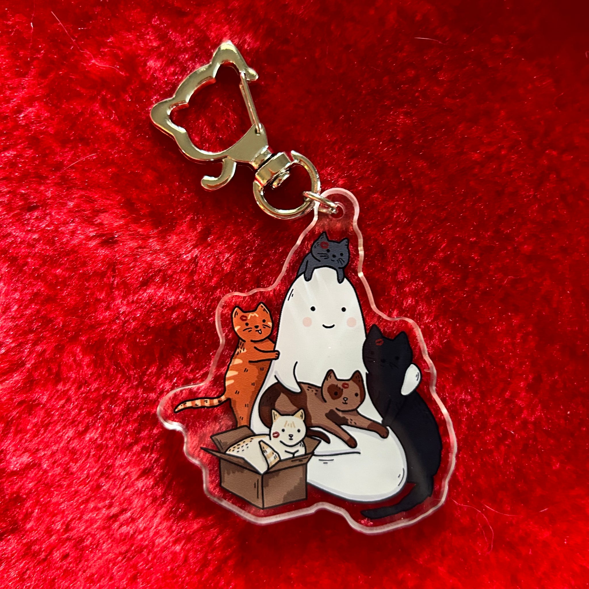 Little Kiss Acrylic Keychain