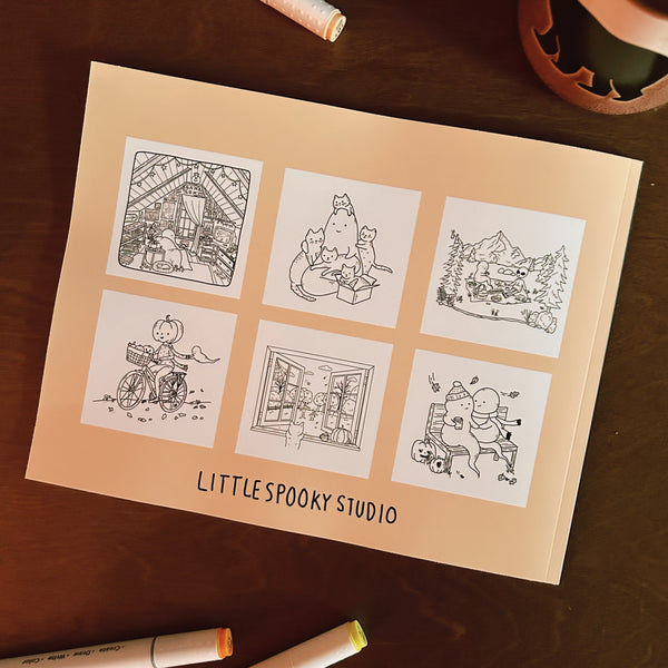 *Preorder* Little Spooky Studio Coloring Book