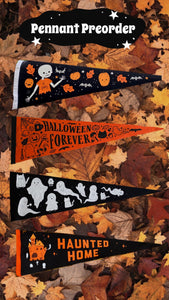 Halloween Pennants (In Stock)