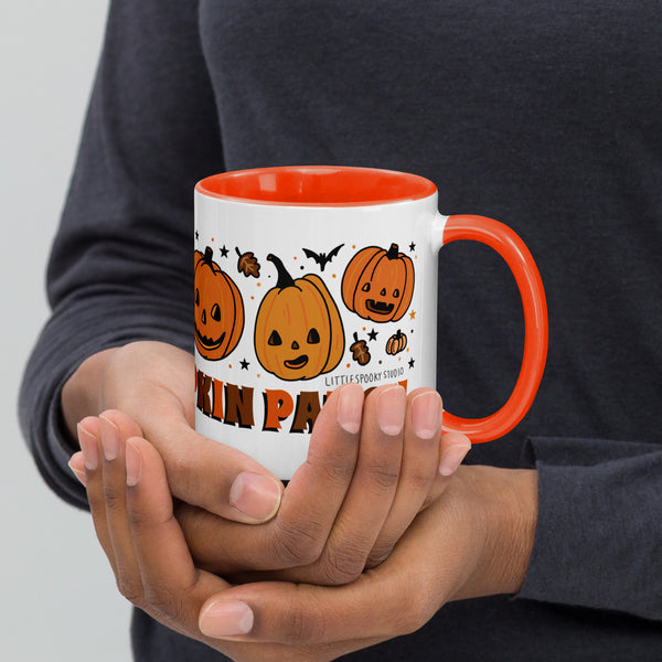 Bury Me In A Pumpkin Patch Mug with Color Inside