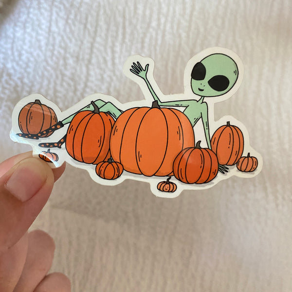 I Love Pumpkins Sticker