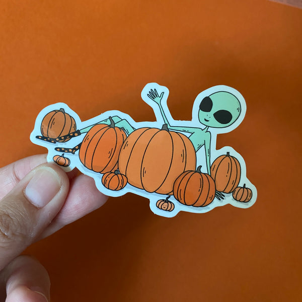 I Love Pumpkins Sticker