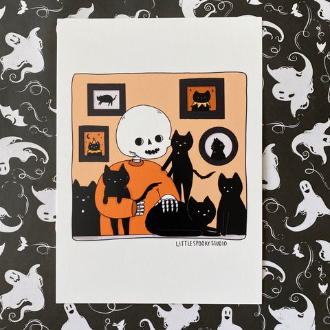 Nine Lives Art Print