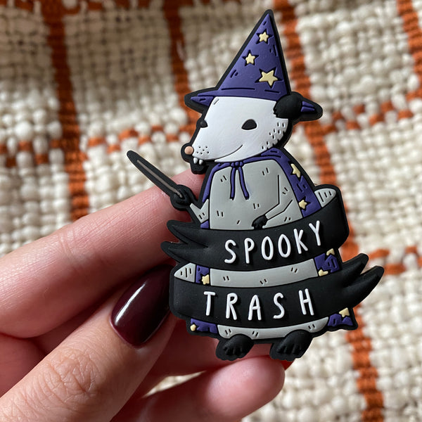 Spooky Trash Magnet