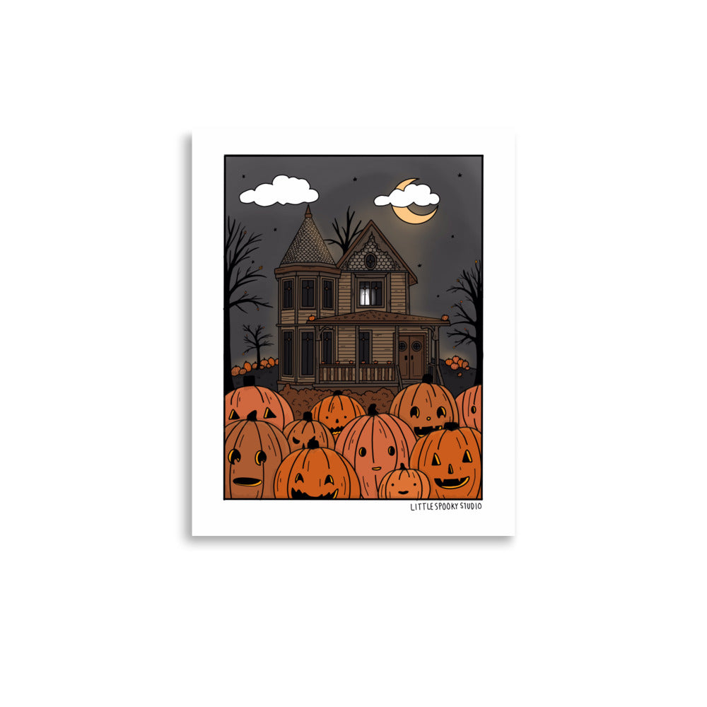 Haunted House Matte Poster