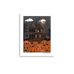 Haunted House Matte Poster