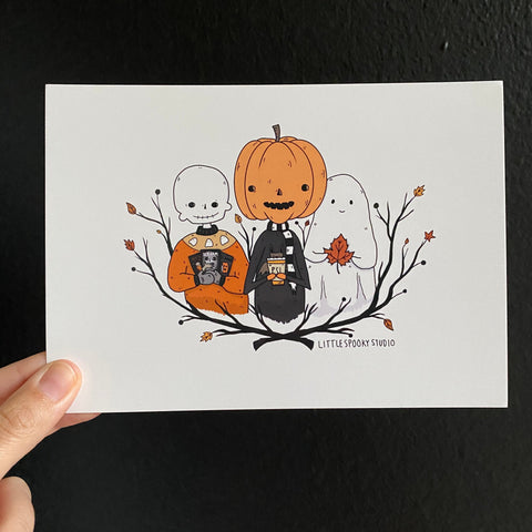 Autumn Pals Art Print