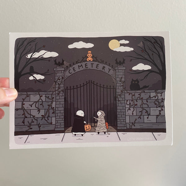 Cemetery Art Print