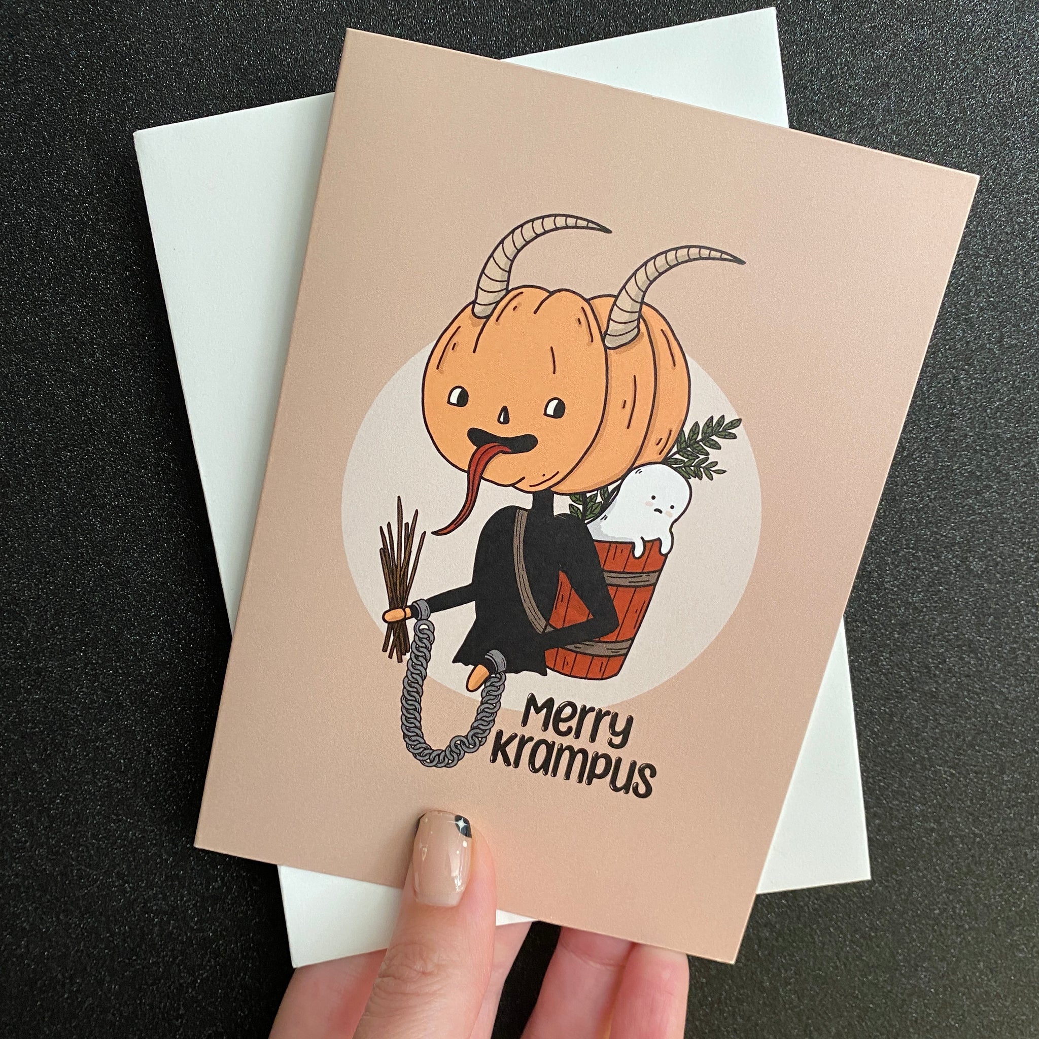 Krampus Holiday Greeting Card